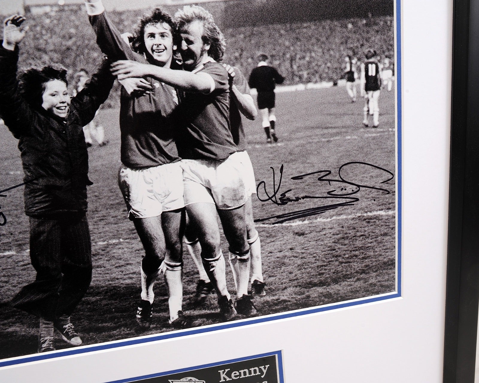 Trevor Francis and Kenny Burns Double Signing Birmingham City FC Frame