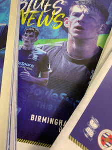 Birmingham City Programmes Home and Away - Season 2019-2020