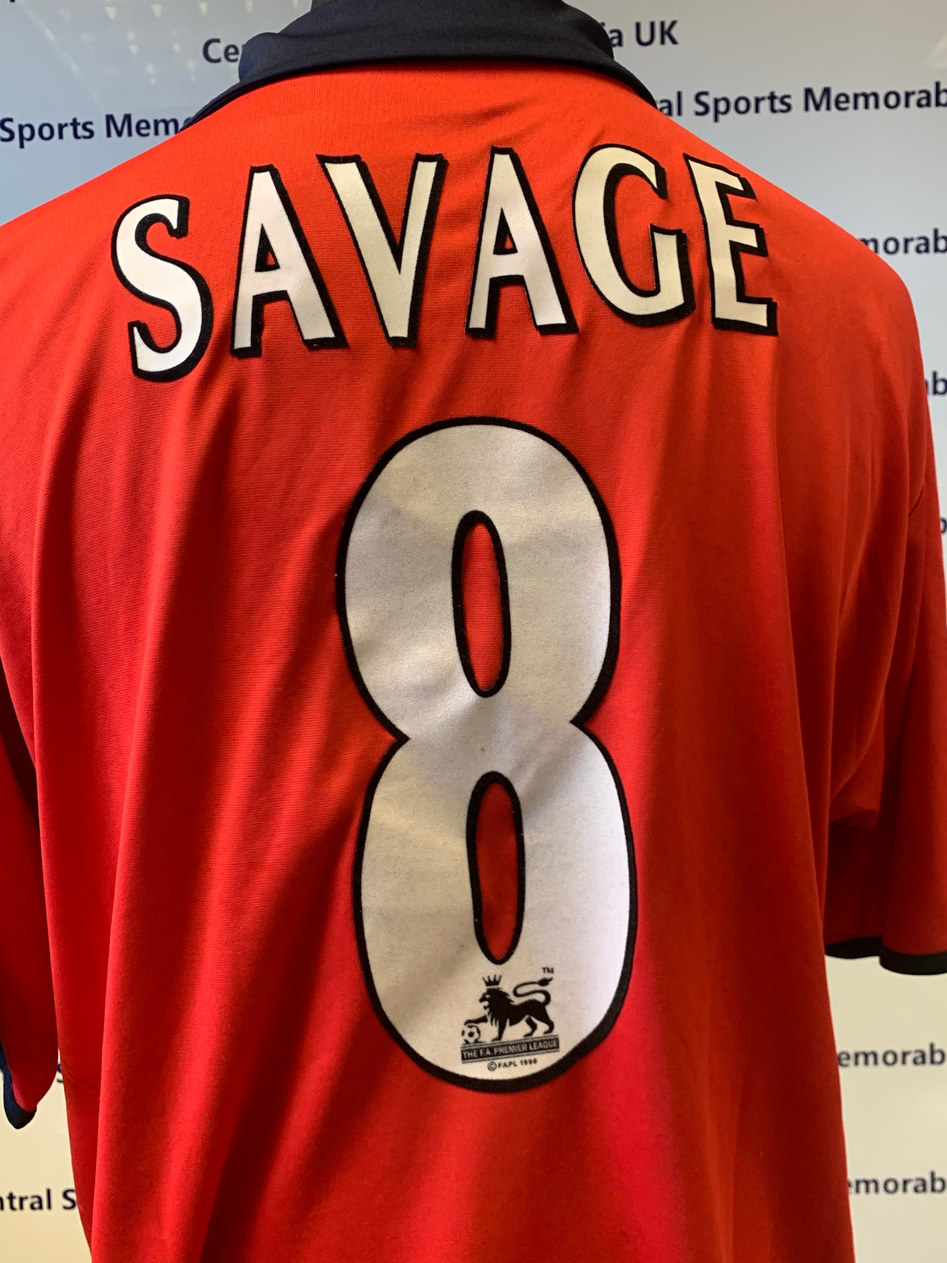 Robbie Savage Game Worn Birmingham City Shirt 2004-2005