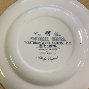 West Bromwich Albion Centenary Year Plate 1879-1979
