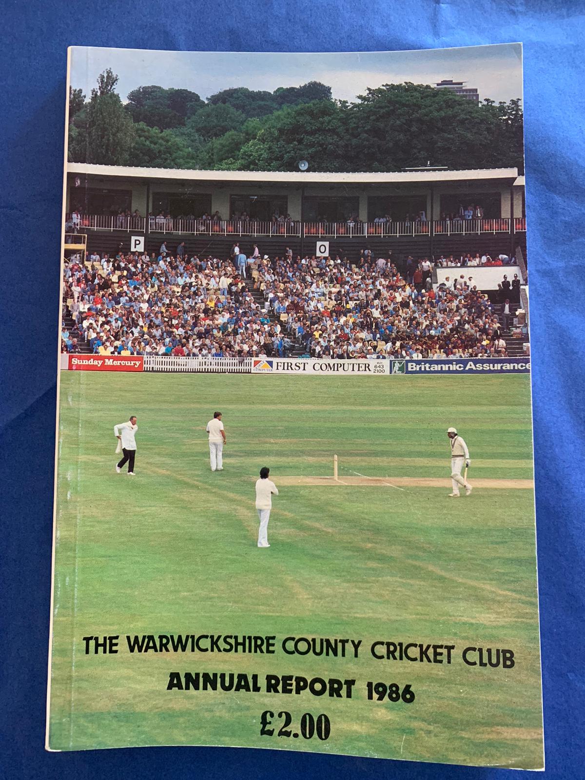 Warwickshire C.C.C Year Book 1986