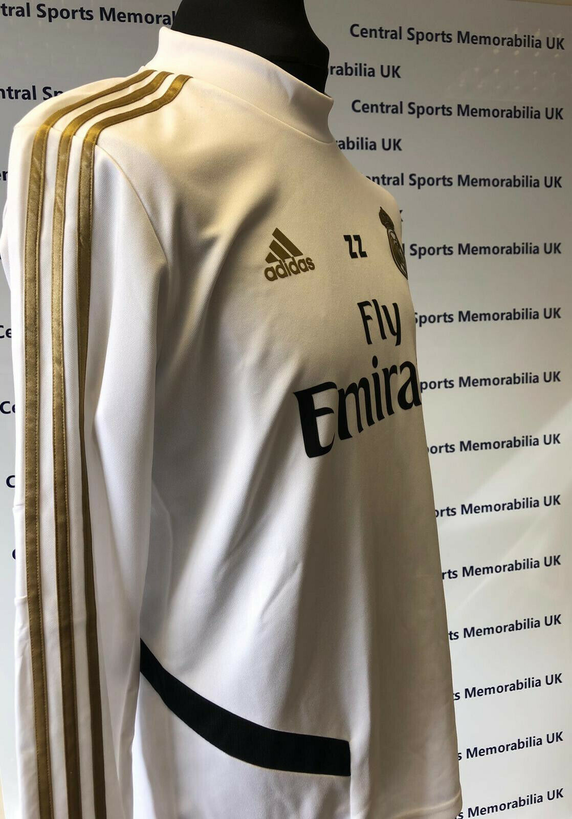 Rare Zinedine Zidane Match Issue Real Madrid Training Sweater, as worn by Zidane
